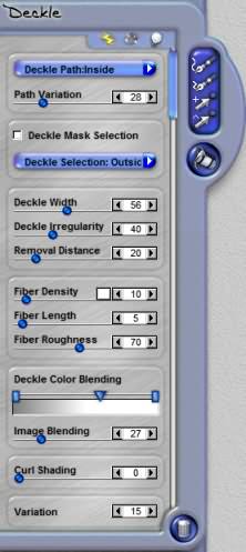Deckle Controls