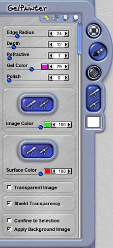 Gel Painter Controls