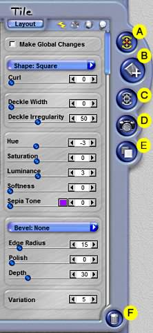 Tile - Effects Tab